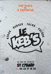 Le Keb's St Cybard, Angoulême - Horaires d'ouverture