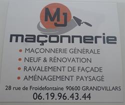 Entreprise M.J Maçonnerie, Grandvillars - Horaires d'ouverture