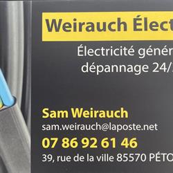 Weirauch électricité, Petosse - Horaires d'ouverture