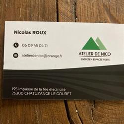 L’atelier de Nico, Chatuzange-le-Goubet - Horaires d'ouverture