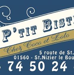 Ô P'tit Bistrô, Saint-Nizier-le-Bouchoux - Horaires d'ouverture