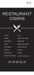 Pizzeria L'Osiris, Pouxeux - Horaires d'ouverture