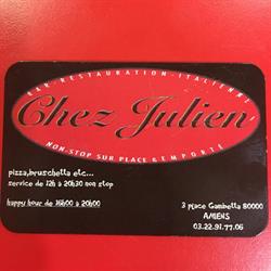 Chez julien, Amiens - Horaires d'ouverture