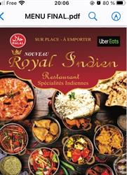 ROYAL INDIEN Restaurant, Sens - Horaires d'ouverture