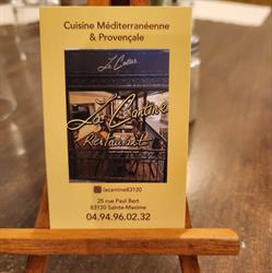 La Cantine Sainte-Maxime, - Horaires d'ouverture
