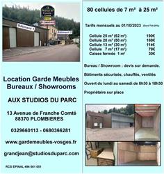 Garde Meubles - Archives - Bureaux - Showroom - en locations, Plombières-les-Bains - Horaires d'ouverture