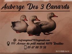 Auberge des 3 canards, Rouillac - Horaires d'ouverture