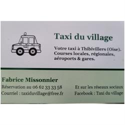 Taxi du village Fabrice Missonnier, Thibivillers - Horaires d'ouverture