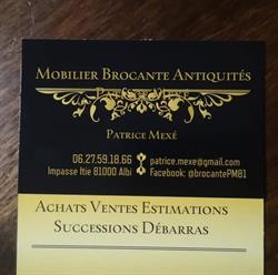 Brocante Antiquités Patrice Mexé, Albi - Horaires d'ouverture