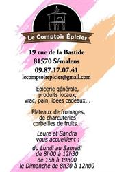 Le Comptoir Epicier & Délices de Famille Sémalens, - Horaires d'ouverture