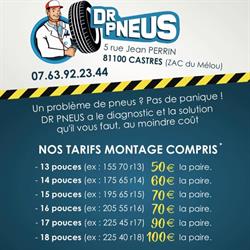 Docteur pneus, Castres - Horaires d'ouverture