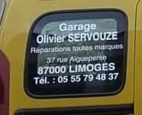 Garage Olivier Servouze Staff Auto, Limoges - Horaires d'ouverture
