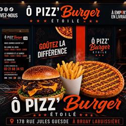 Ô Pizz'Burger étoilé, Bruay-la-Buissière - Horaires d'ouverture