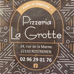 Pizzeria La Grotte, Rostrenen - Horaires d'ouverture