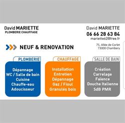 Mariette plomberie chauffage, Chambéry - Horaires d'ouverture