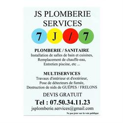 JS Plomberie Services, Saint-Cyr-sur-Mer - Horaires d'ouverture
