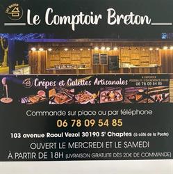 Le Comptoir Breton, Saint-Chaptes - Horaires d'ouverture