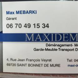 Eurl maxidem, Saint-Bonnet-de-Mure - Horaires d'ouverture