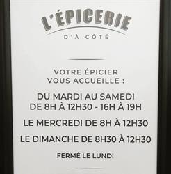 Epicerie d'à côté, Louroux-de-Bouble - Horaires d'ouverture