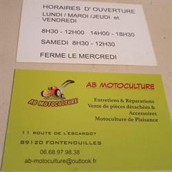 AB-Motoculture, Charny - Horaires d'ouverture