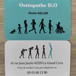 Ostéopathe Elodie KELLER La Grand Croix, La Grand-Croix - Horaires d'ouverture