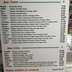 Le Pizz'A 2, La Fouillade - Horaires d'ouverture
