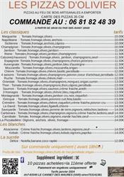 Les pizzas D’olivier, Le Cannet-des-Maures - Horaires d'ouverture