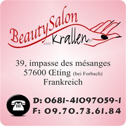 BeautySalon Krallen.eu, Œting - Horaires d'ouverture