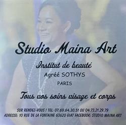 Studio Maina Art, Giat - Horaires d'ouverture