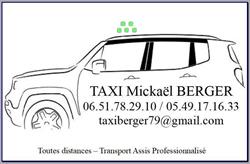 Taxi Mickaël Berger, Exoudun - Horaires d'ouverture