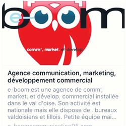 E-BOOM Communication Marketing Développement commercial, Saint-Leu-la-Forêt - Horaires d'ouverture