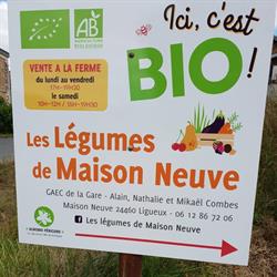 Les légumes de Maison Neuve, Ligueux - Horaires d'ouverture