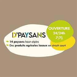 D'Paysans, Chabottes - Horaires d'ouverture