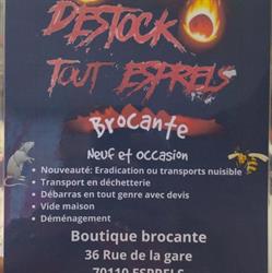 Destock tout Esprels, - Horaires d'ouverture