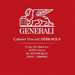 Assurance Generali - Vincent Derkaoui, Coutras - Horaires d'ouverture