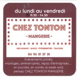 Chez Tonton, Le Muy - Horaires d'ouverture