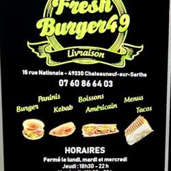 Freshburger49, Châteauneuf-sur-Sarthe - Horaires d'ouverture