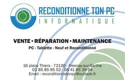 Reconditionne Ton Pc, Fresnay-sur-Sarthe - Horaires d'ouverture