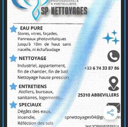 SP Nettoyages, Abbévillers - Horaires d'ouverture