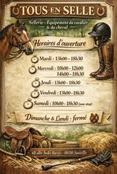 Tous en selle, Juniville - Horaires d'ouverture