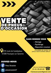 PNEU Occasion 47, Fourques-sur-Garonne - Horaires d'ouverture