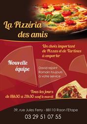 Pizzeria des amis, Raon-l'Etape - Horaires d'ouverture