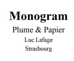 Monogram Papeterie Strasbourg, - Horaires d'ouverture