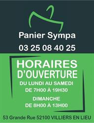 Panier Sympa, Villiers-en-Lieu - Horaires d'ouverture