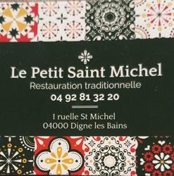 Le petit saint michel, Digne-les-Bains - Horaires d'ouverture