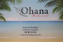 OHANA Restaurant, Valence - Horaires d'ouverture