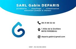 Plombier à Mirebeau - Gabin Deparis - Horaires d'ouverture