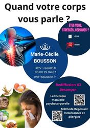 Bousson Marie-Cécile, Besançon - Horaires d'ouverture