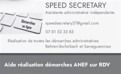 SPEED SECRETARY, Sarreguemines - Horaires d'ouverture