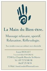 La main du bien-être - Massages et luxopuncture à Tours et en Indre-et-Loire - Horaires d'ouverture